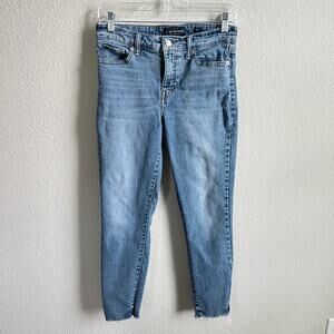 Lucky Brand Ava Skinny Ankle Jeans Women's 6/28 Mid Rise Stretch Denim